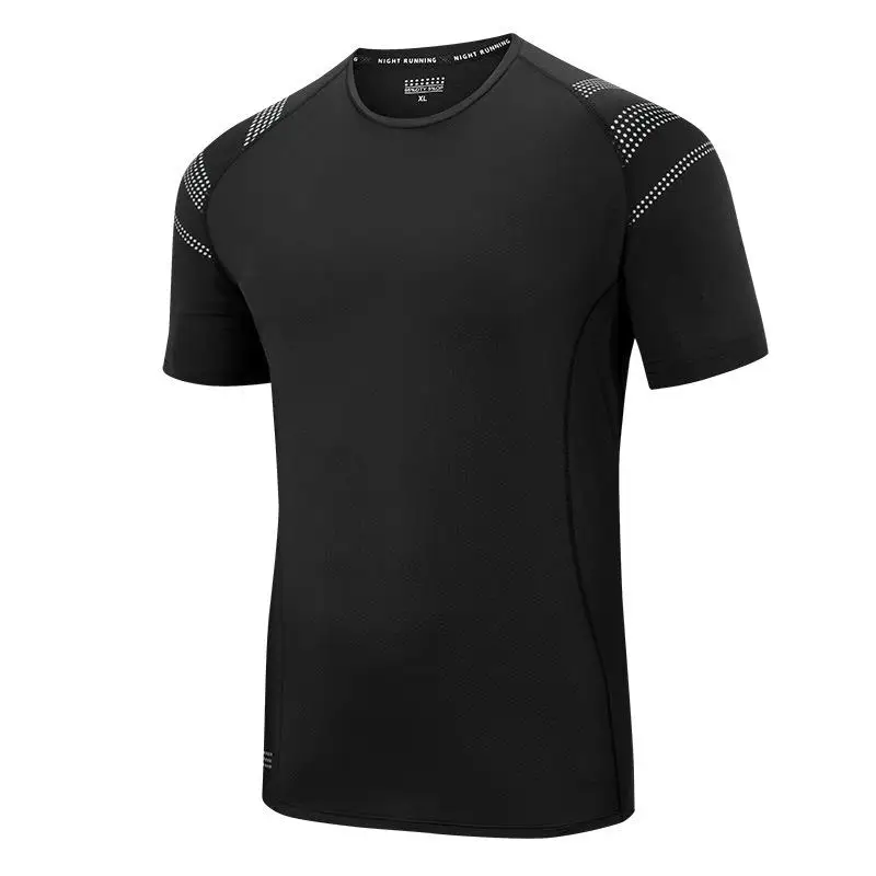 T-shirt Men 8XL Camisetas Hombre Sport Shirt Short Sleeve Tees Fast Drying Breathable Tops Camiseta Hombre Futbol