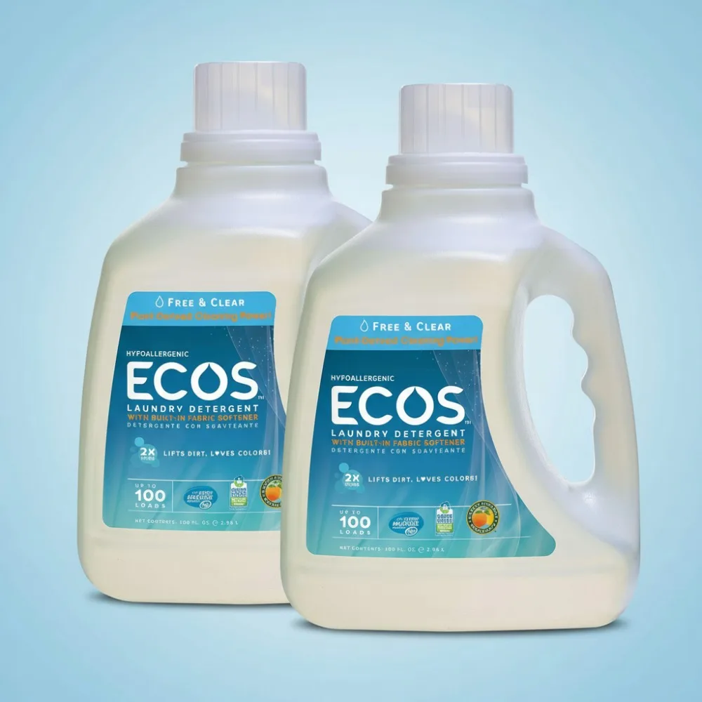 

Ultra-Concentrated Plant-Based Laundry Detergent, Fragrance-Free & Hypoallergenic, Safe for Sensitive Skin & All Washers