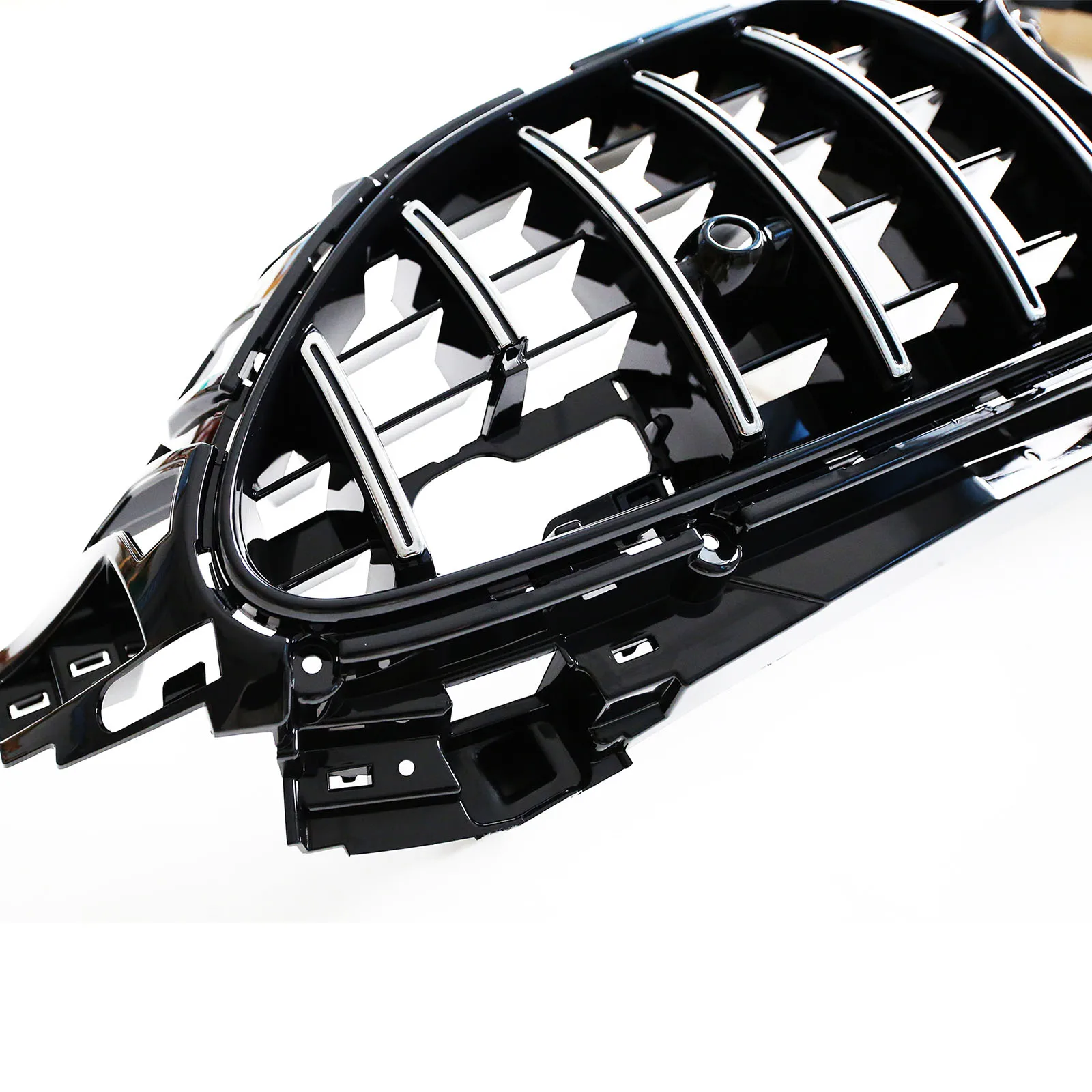 

Car Front Bumper Grille Black Chrome For Benz SL 2024+