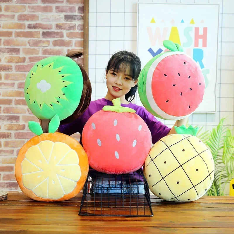 2 in 1 Pillow blanket filling fruit vegetables food Anti-stress soft creative pillow cushion plush girl hobby Children toy gift