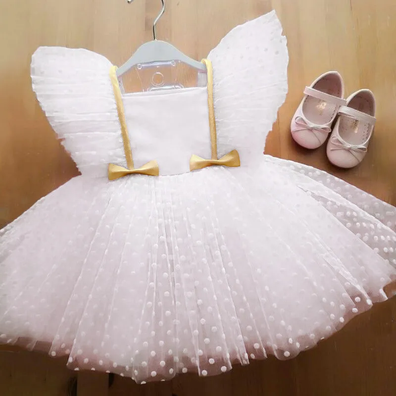 Wedding Birthday Party Princess Dress for 1 3 5 Years Toddler Baby Girl First Commuion Dress Formal Party Elegant Prom Tutu Gown