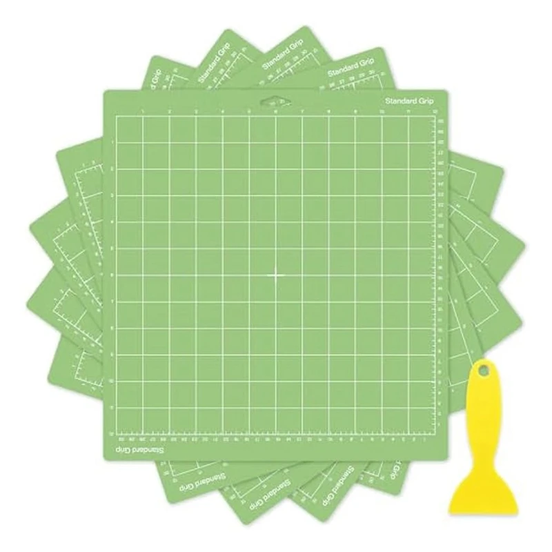 Tapis de coupe Standard Grip pour Cricut Explore Air 2/fabricant 2/3 pièces Tapis de coupe pour Cricut-12X12inch vert 5 pièces