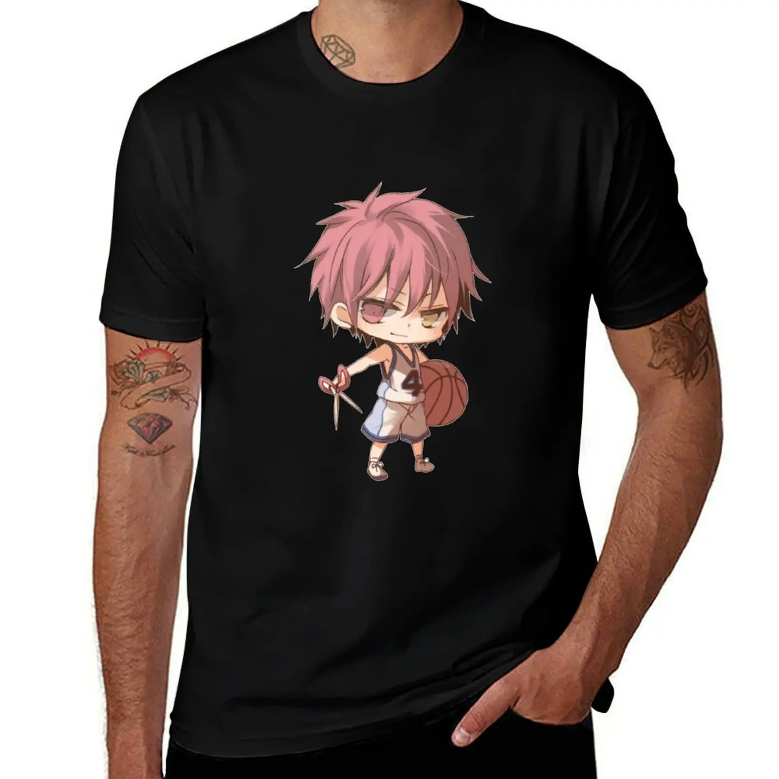

Seijūrō Akashi Kuroko no basket chibi T-Shirt luxury designer Aesthetic clothing korean fashion new edition funny t shirts men