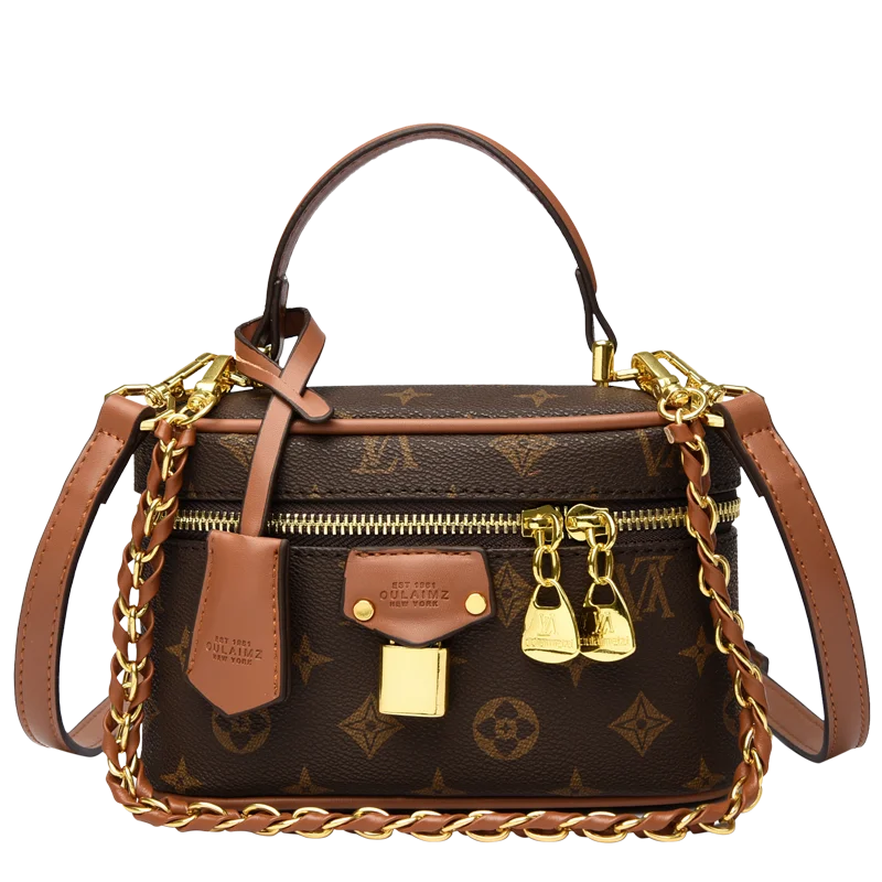 Popular Leather Crossbody Bag For Ladies, Women Messenger Shoulder Handbags, Classic Elegant Design Luxury Brand