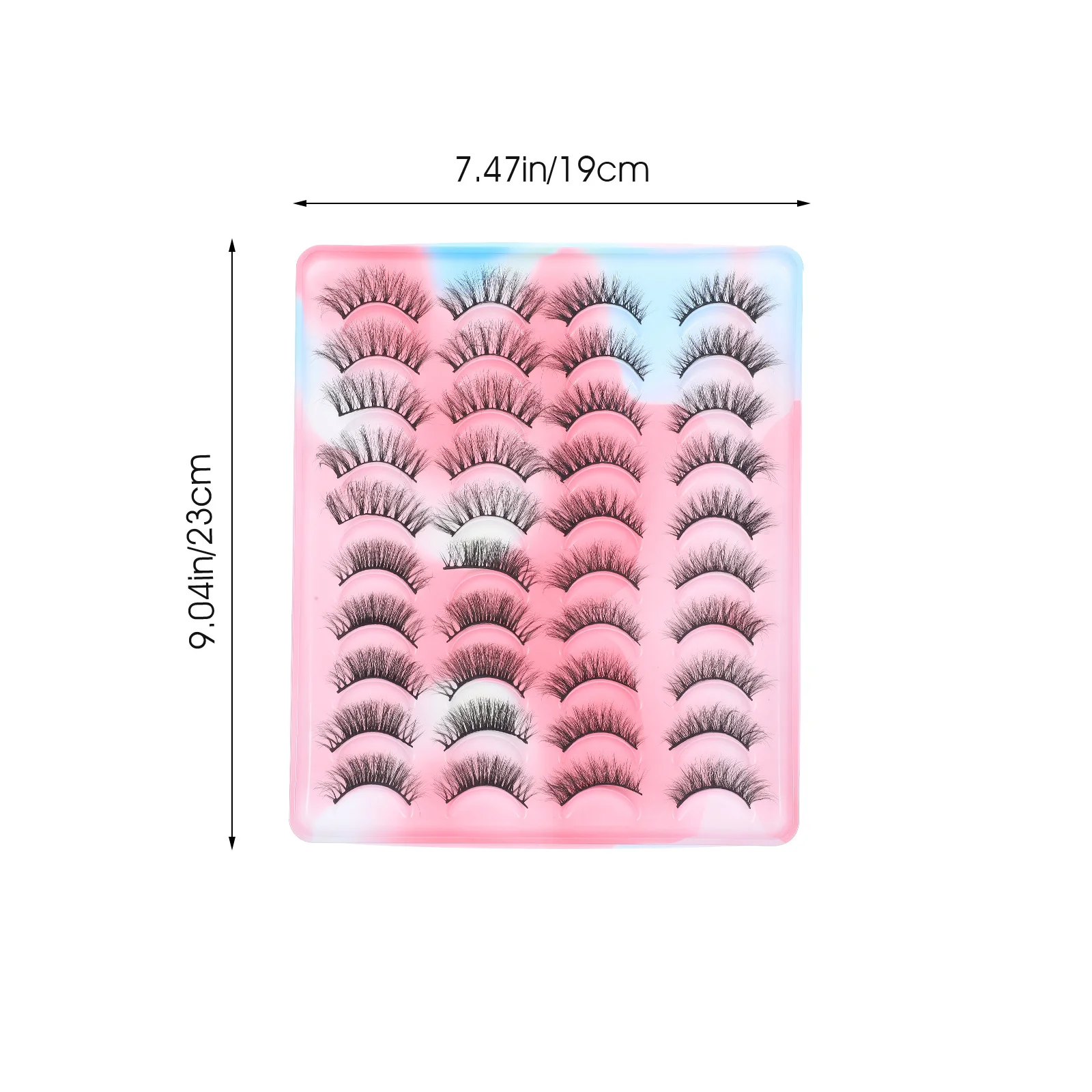 20Pairs Safe Skinfriendly Eyelashes Bulk Lash Strips Natural Look Makeup Lashes Lashes in Bulk Eyelashes Eye Lash Strip