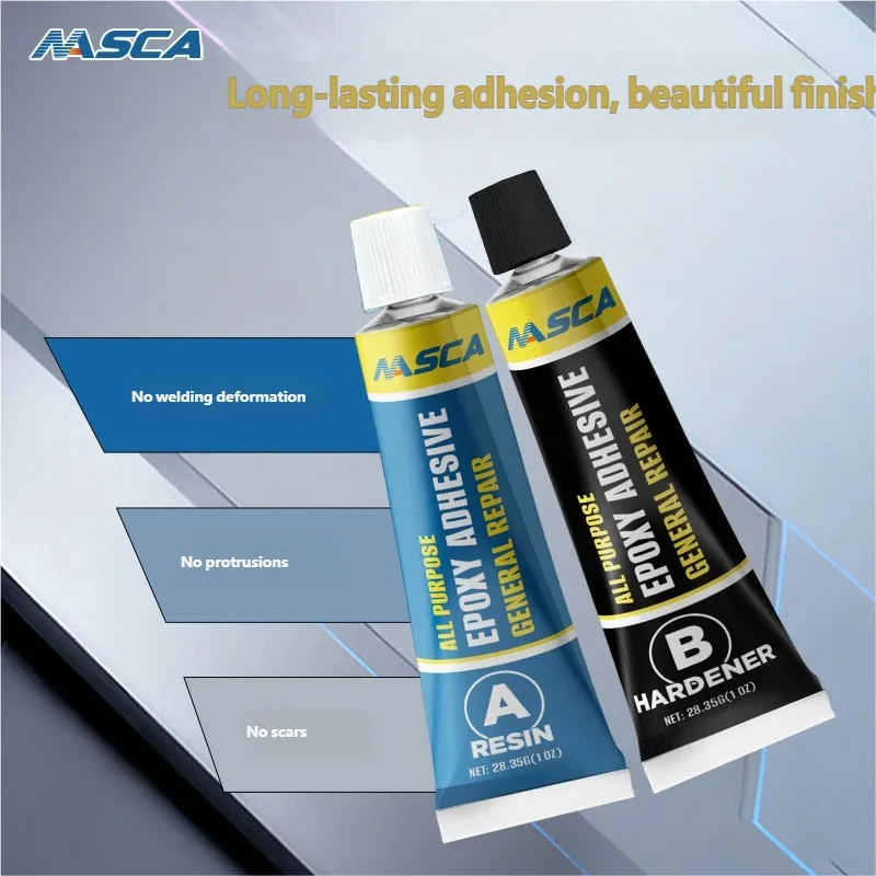 5-6 Min Fast Cure Epoxy AB Adhesive 2-Part High Strength Glue for Metal Ceramic Plastic Glass Repair