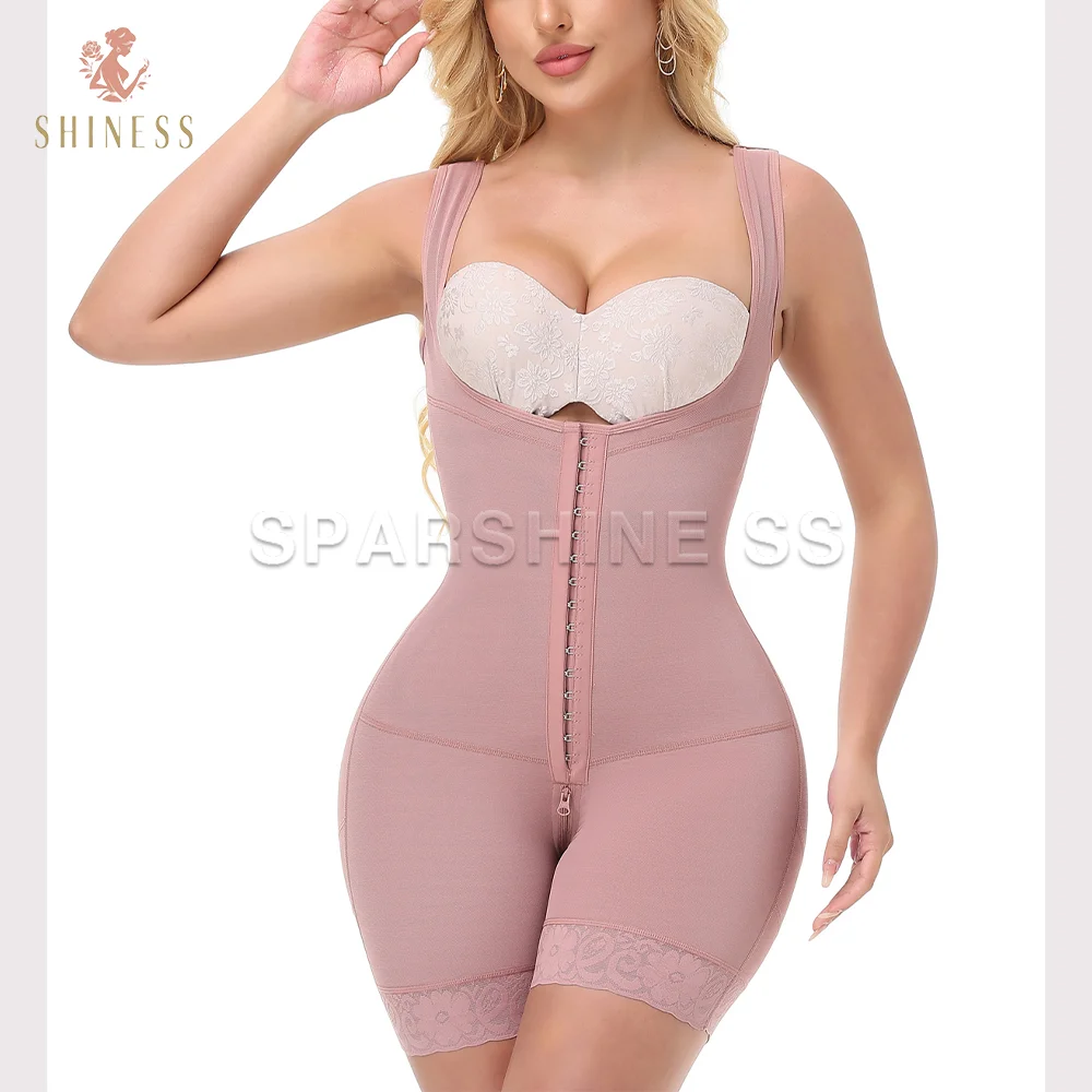 

Fajas Colombianas Postpartum Tummy Control Butt Lifter Reduce Abdomen and Waist Women's Body Shaper Push Up Girdles