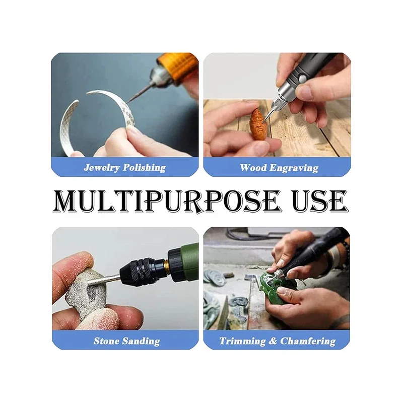 30pcs Shank Diamond Burs Set With Box For Electric Grinder Power Accessories Abrasive Drill Bit Rotary Tool Set 2.35/3mm