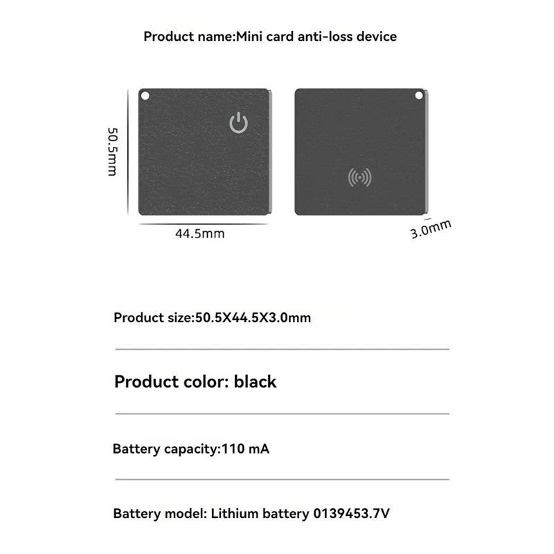 -A25M pour Magicard Mini portefeuille Tracker carte IP68 suivi localisation GPS localisateur étiquette intelligente article Tracker pour trouver mon APP