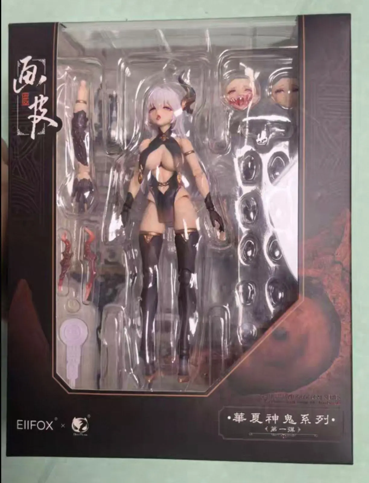 

В наличии: Оригинальная подвижная фигурка EIIFOX из серии «Китайские мифические призраки» с окрашенной кожей, модель-игрушка, подарок для детей.