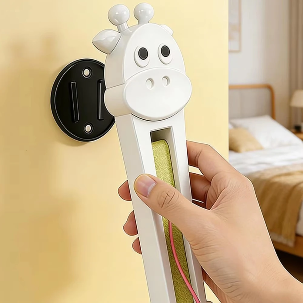 Fully Automatic Giraffe Shaped Cat Teaser Rope Throwing Machine Automatically Tightens Self-adhesive Cat Teasing Throws Ropes