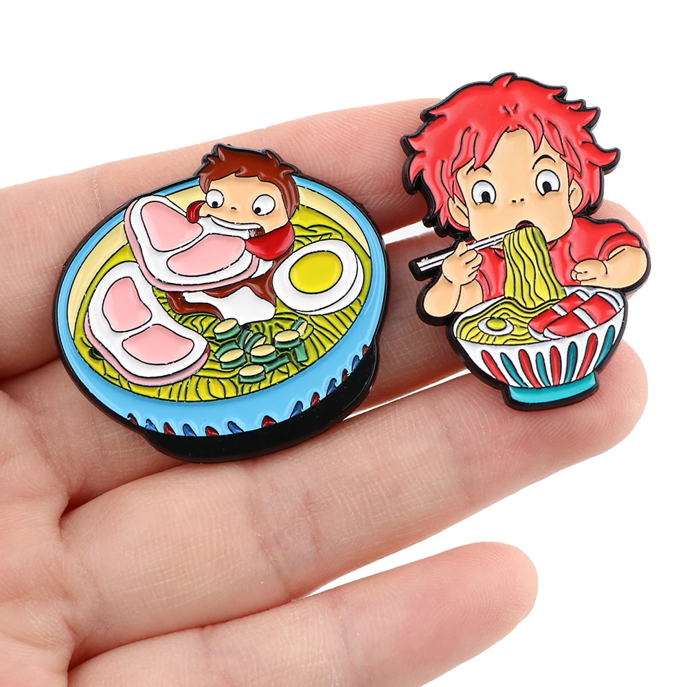 Cute Girl Enamel Pin Cartoon Brooch Pines Lapel Pins Badge on Backpack Costume Accessories Anime Jewelry Gifts for Friends