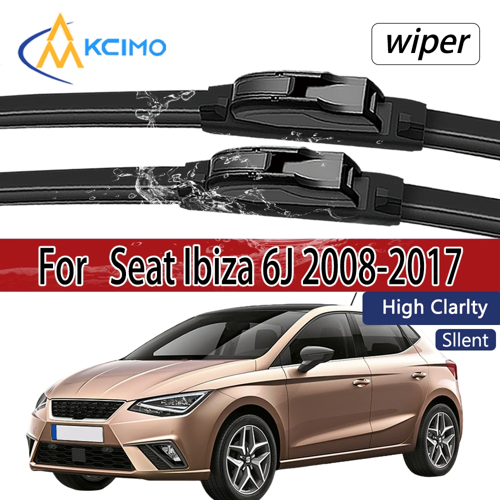 

Для Seat Ibiza 6J 2008-2017 щетки стеклоочистителя переднего стекла 2 шт. аксессуары для окон ветрового стекла