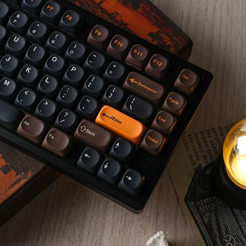 Japanese/Korean/Russian Calculator Keycaps Custom PBT MOA Profile Artisan Original Design Point Key Caps MX for Wooting60he