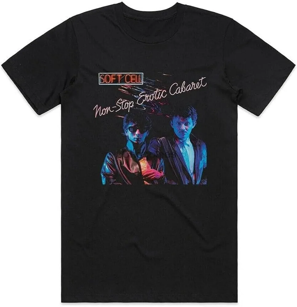 Hot Soft Cell Band The Singles Black T Shirt Size S-5XL