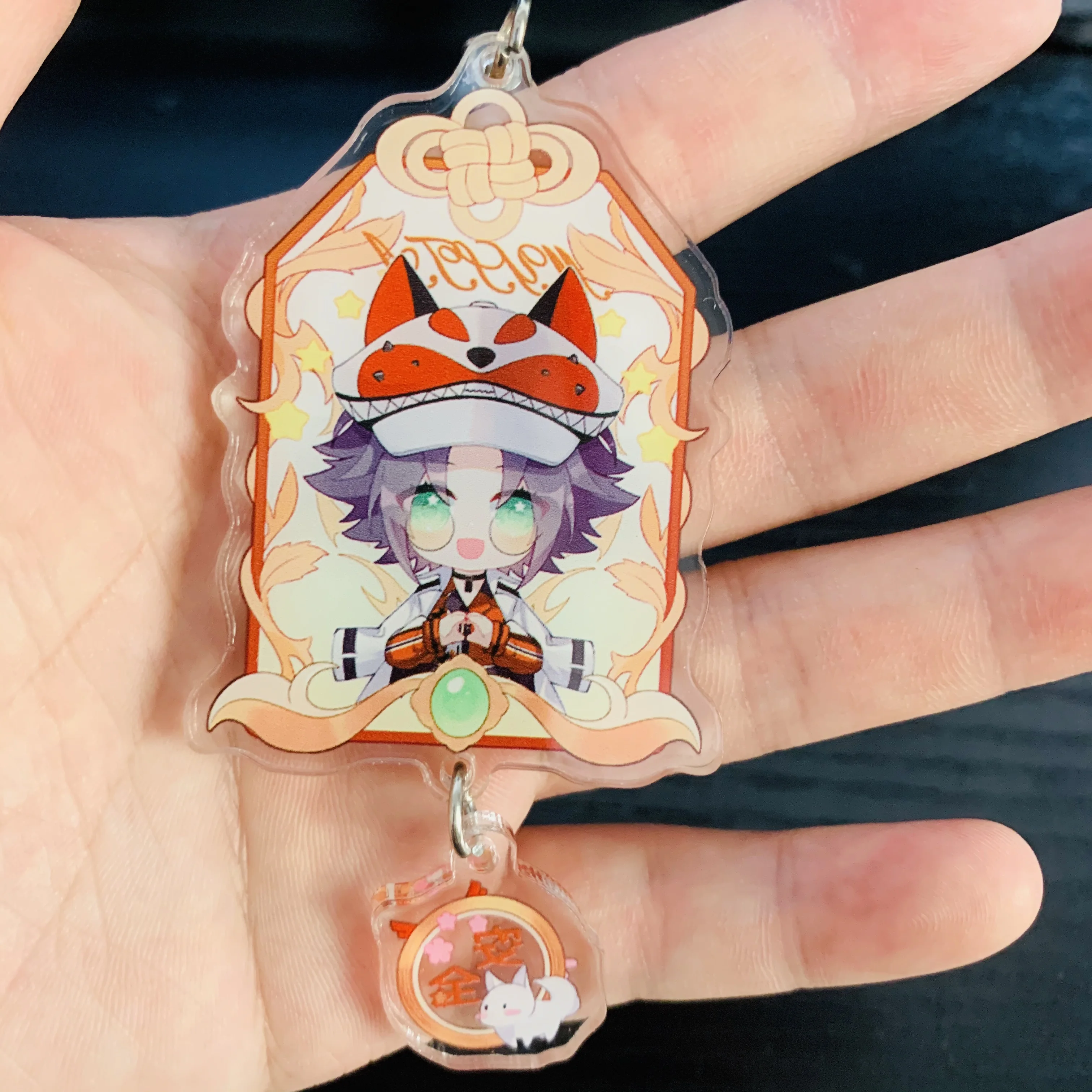 Hot Anime Nijisanji Rainbow Society Vtuber Figures MYSTA Vox LUCA SHU IKE Cosplay Acrylic Keychains Kawaii Bag Pendant Fans Gift