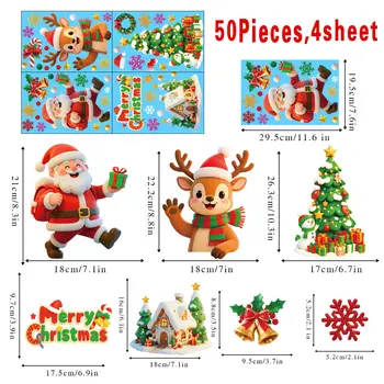 12 best sales Adesivos de porta de Natal - №5