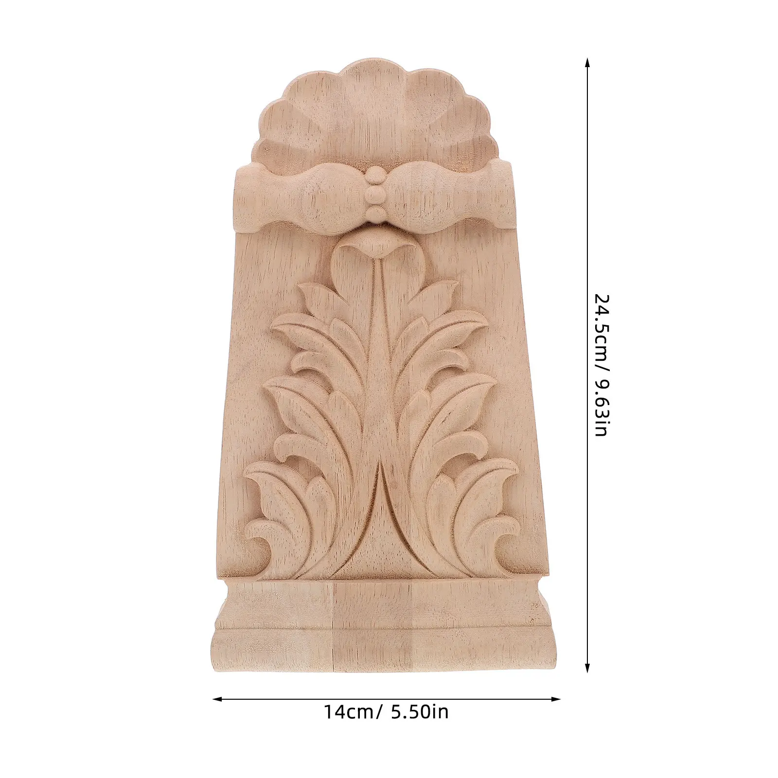 Vintage Carved Wood Corbel Solid Wood European Corner Applique Unpainted Wall Art Doorway Archway Mantel Decorative Onlays
