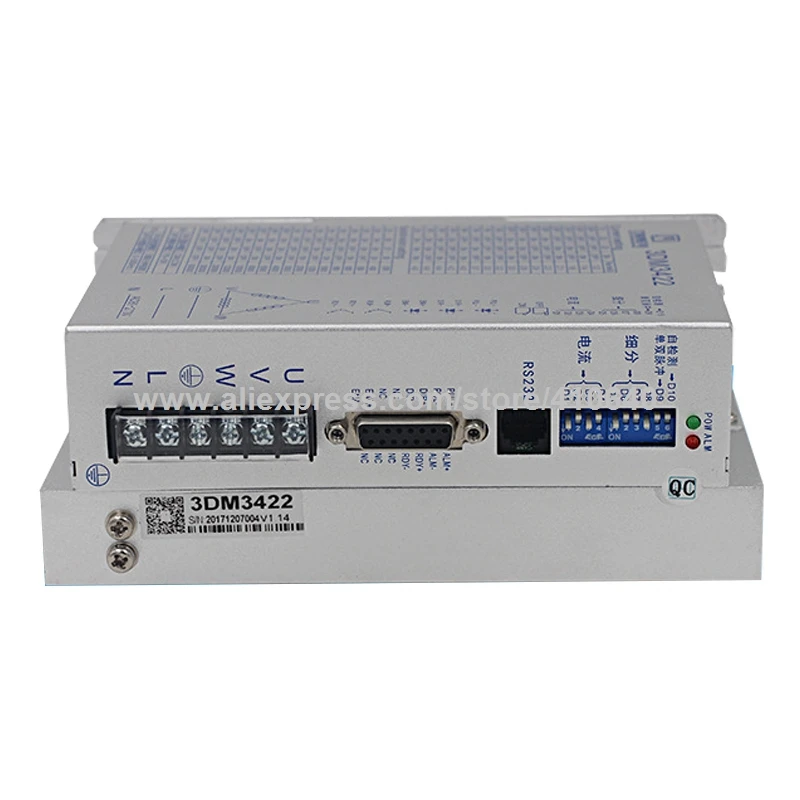 디지털 스테퍼 모터 드라이버 3dm3422 NEMA34 삼상 스테퍼 모터, 220 V AC 또는 5-24V DC 전압 직렬 디버깅