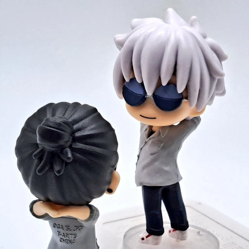 액션 스탠딩 포즈 모델링 가샤폰 피규어 코스프레 애니메이션 주술회전 고죠 게토 만화 장식품 캡슐 장난감 어린이 선물