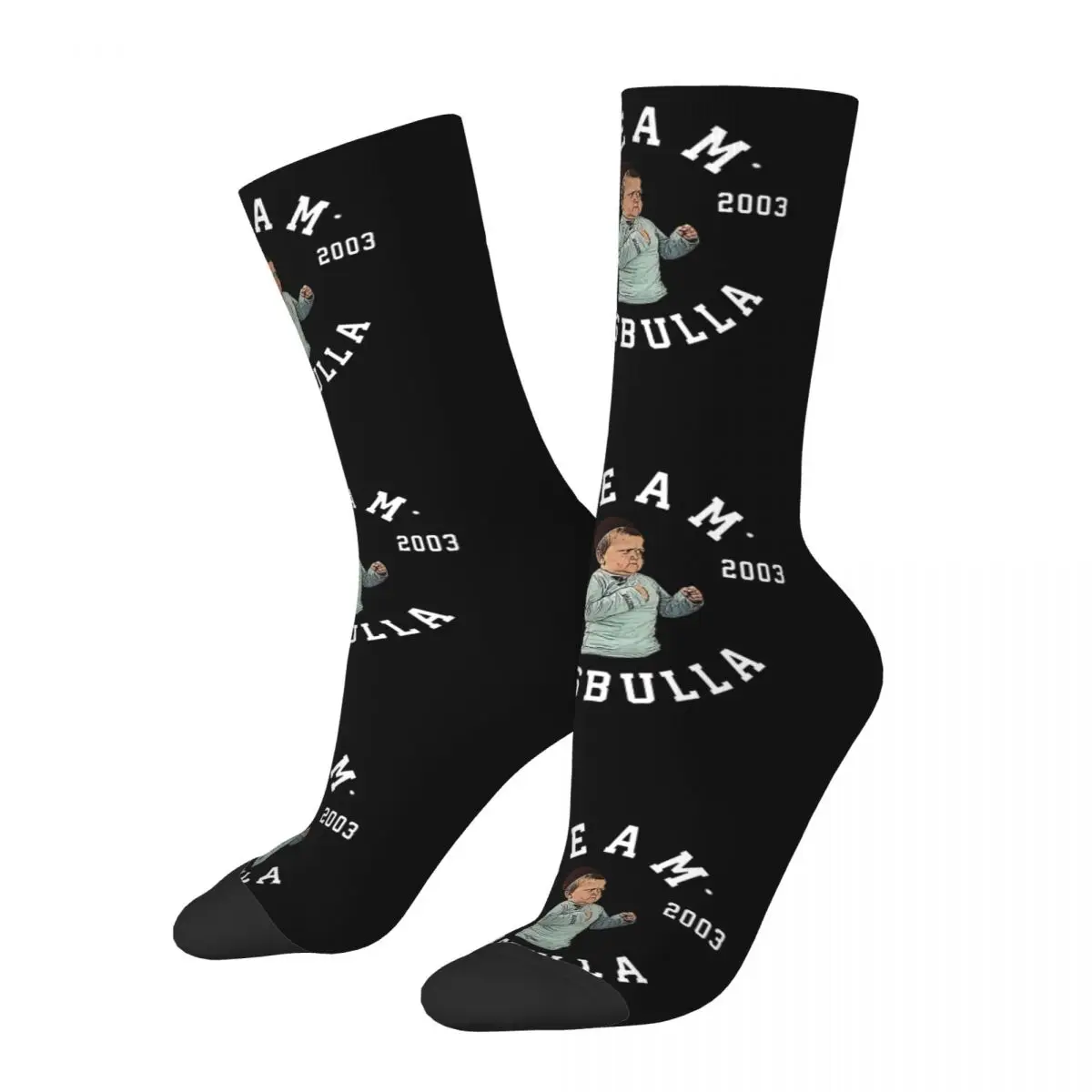 Happy Men's Socks Team Retro Harajuku Hasbulla Magomedov Hip Hop Casual Crew Crazy Sock Gift Pattern Printed