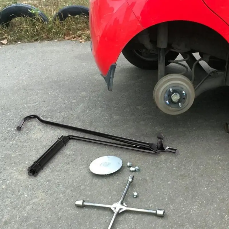 

Автомобильный домкрат-качалка для шин, кривошип, рычаг, гаечный ключ, автомобильный инструмент, аксессуары для домкрата, домкрат-качалка, складная ручка, ножницы