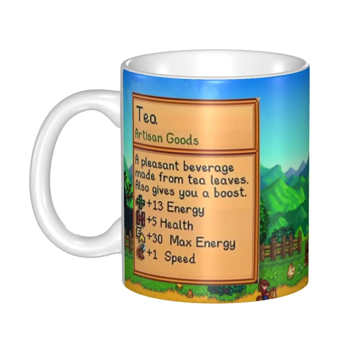 Customized Stardew Valley Video Gamer Mug DIY Ceramic Tea Milk Coffee Cups
