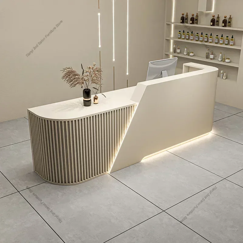 Italian Style Clothing Store Reception Desks Beauty Salon Simplicity Reception Desks Luxury Office Furniture Receptionen HBRD