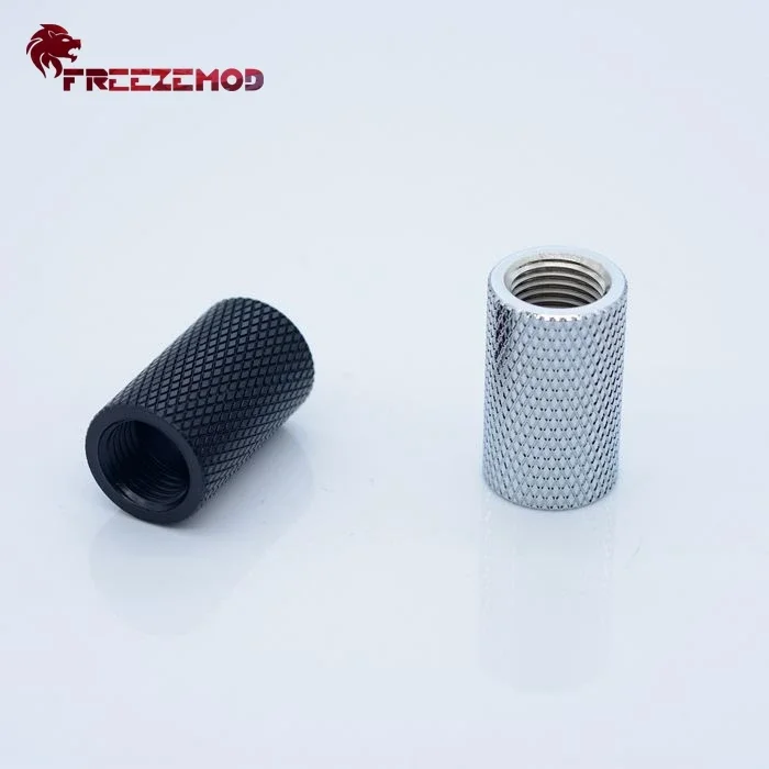 FREEZEMOD Copper Female To Female 30mm Inner Thread Extender G1/4'' Computer Pc Water Cooler Fitting.HYCZT-B30