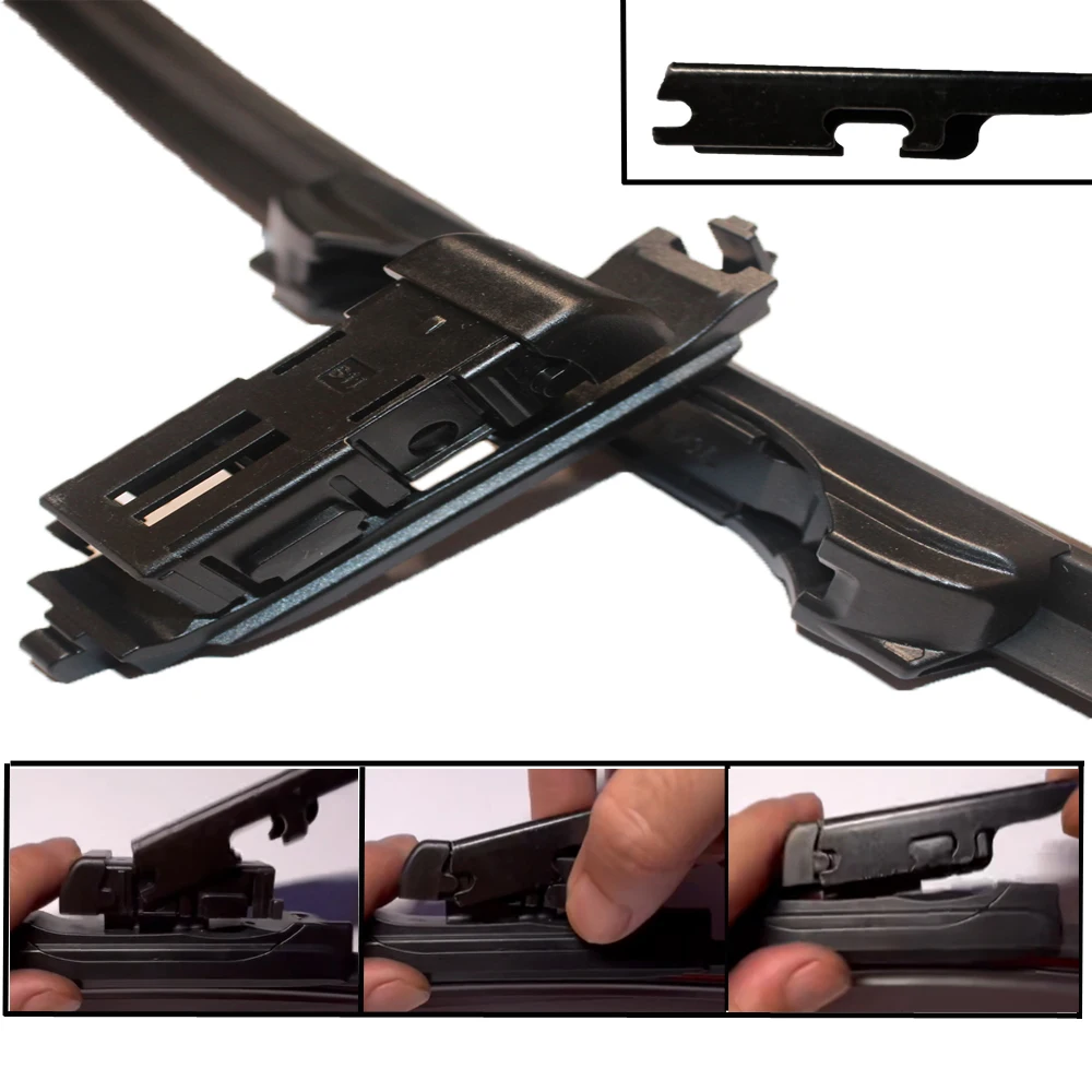For Geely Azkarra Atlas Pro Tugella Okavango ICON SUV 2020 2021 2022 2023 Car Winter Brushes Double Rubber Wiper Blades Window