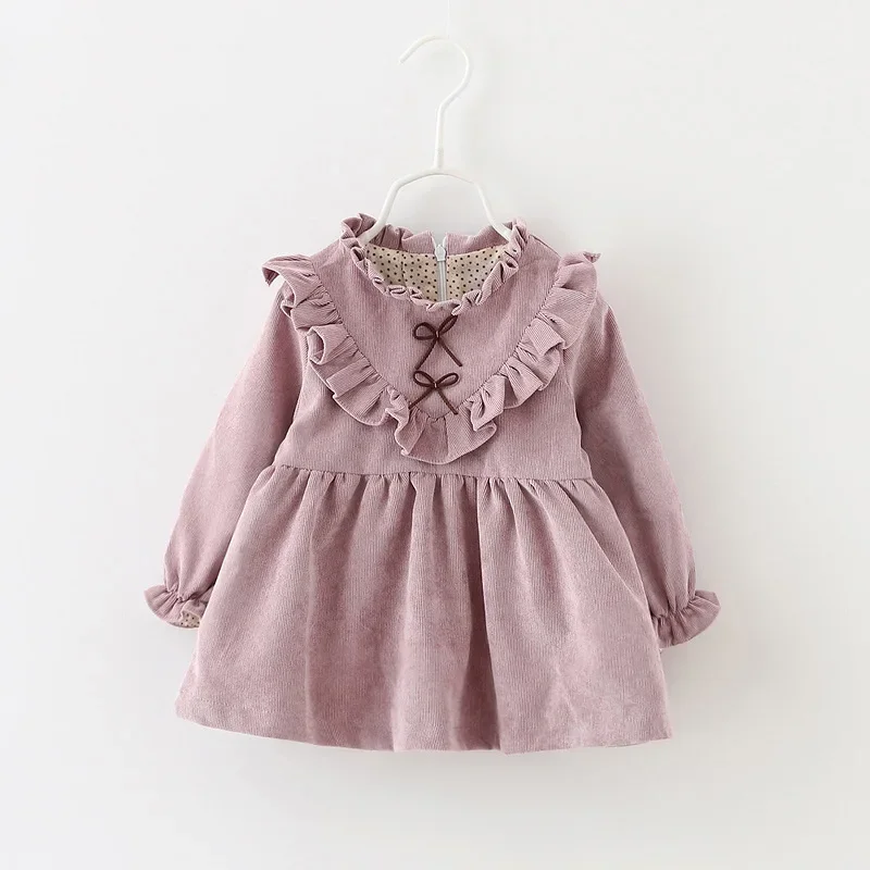 

Korean Autumn Long Sleeve Baby Dress Cotton New Infant Dress Kids Party Dresses for Baby Girls Dresses Newborn Clothes 0-3 Years