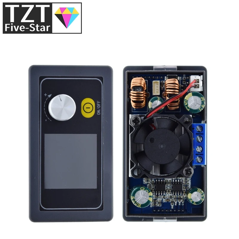 Imagem -03 - Tzt-dc Buck Boost Converter Regulado Ajustável Laboratório de Alimentação Módulo Variável cc cv 0.636v 5a Xys3580