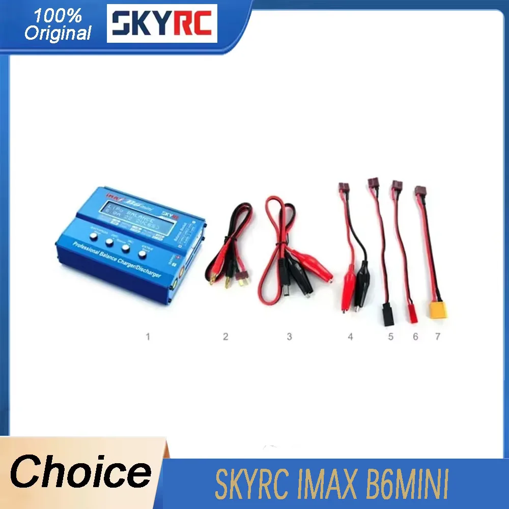 

SKYRC iMAX B6 Mini — зарядное устройство/разрядник с максимальным балансом 60 Вт, для аккумуляторов LiPo/LiFe/LiIon/NiMH/NiCd, передатчик RC для лодок FPV Dr