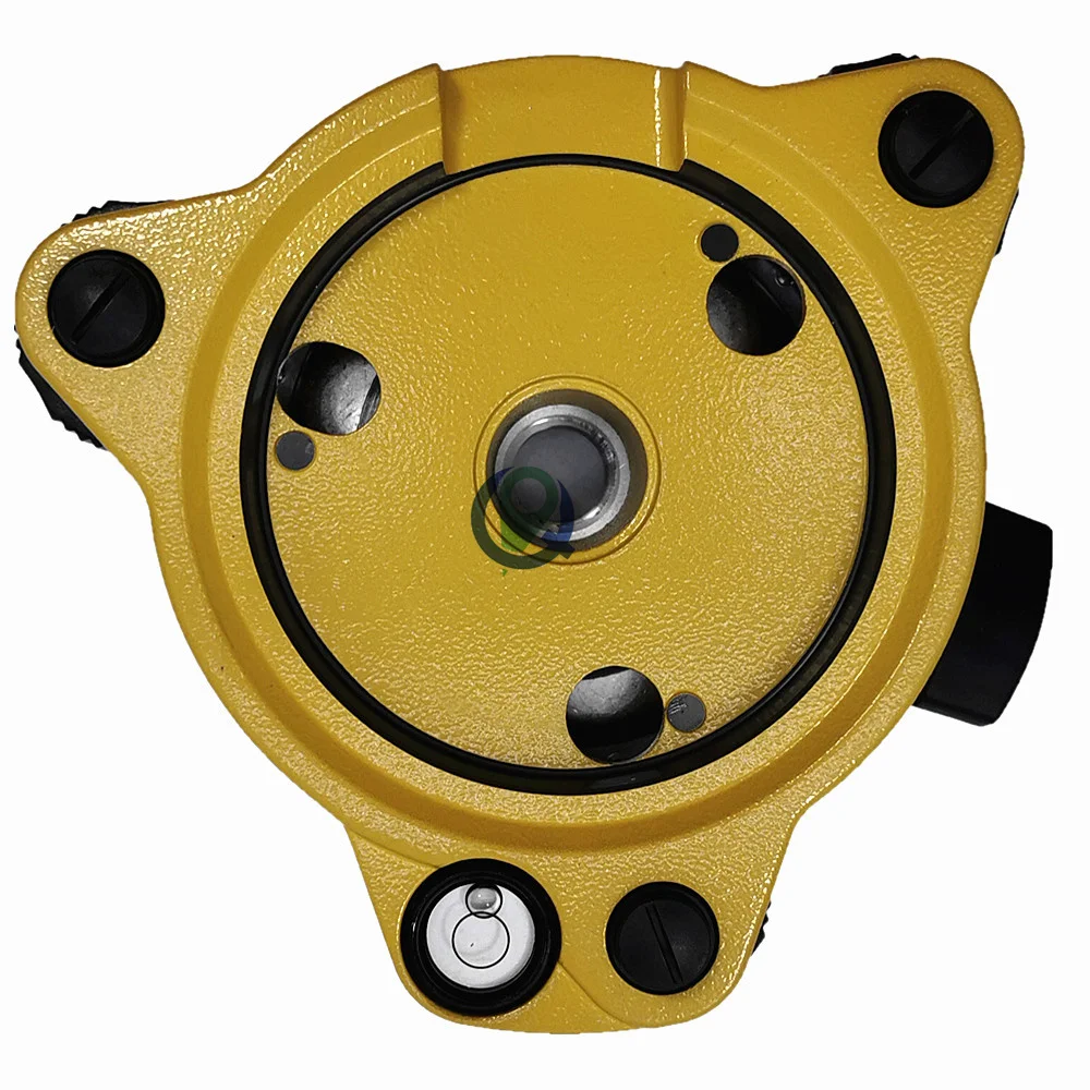 High Quality Yellow Three-Jaw Tribrach Without Optical Plummet Compatible Total Station Surveying