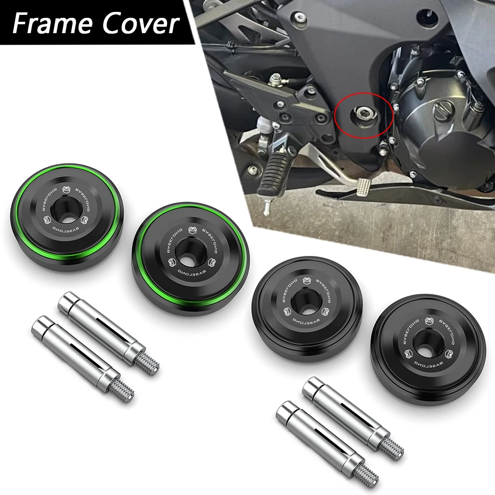 For Kawasaki Z1000 Z1000SX Ninja 1000 1000SX 2011-2021 2020 Motorcycle Accessories Frame Hole Cover Screw Caps Decorate Plugs