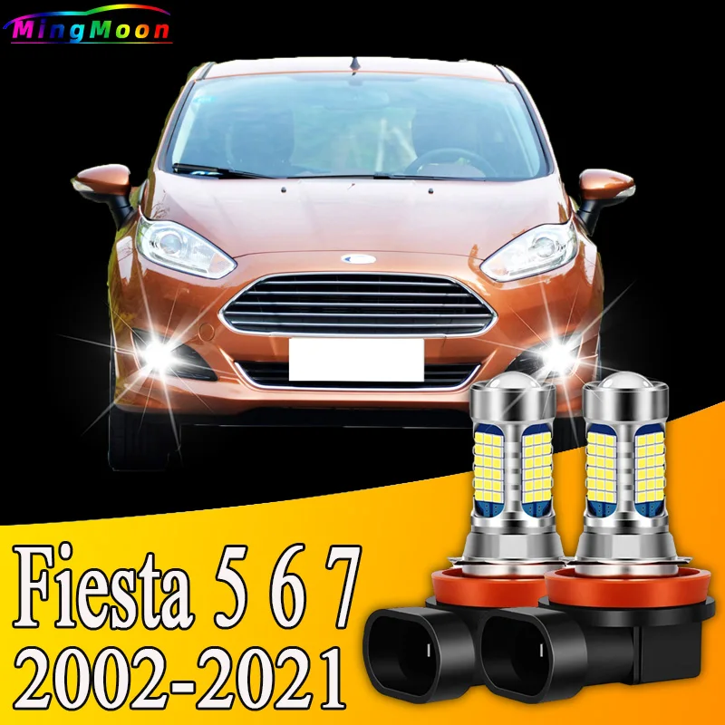 

2pcs 81LED Accessories Front Fog Light Bulb Lamp For Ford Fiesta 5 6 7 2002-2021 2008 2009 2010 2011 2012 2013 2014 2015 2016
