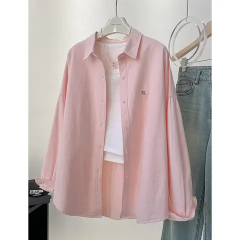 Женская рубашка из хлопка  Candy colored