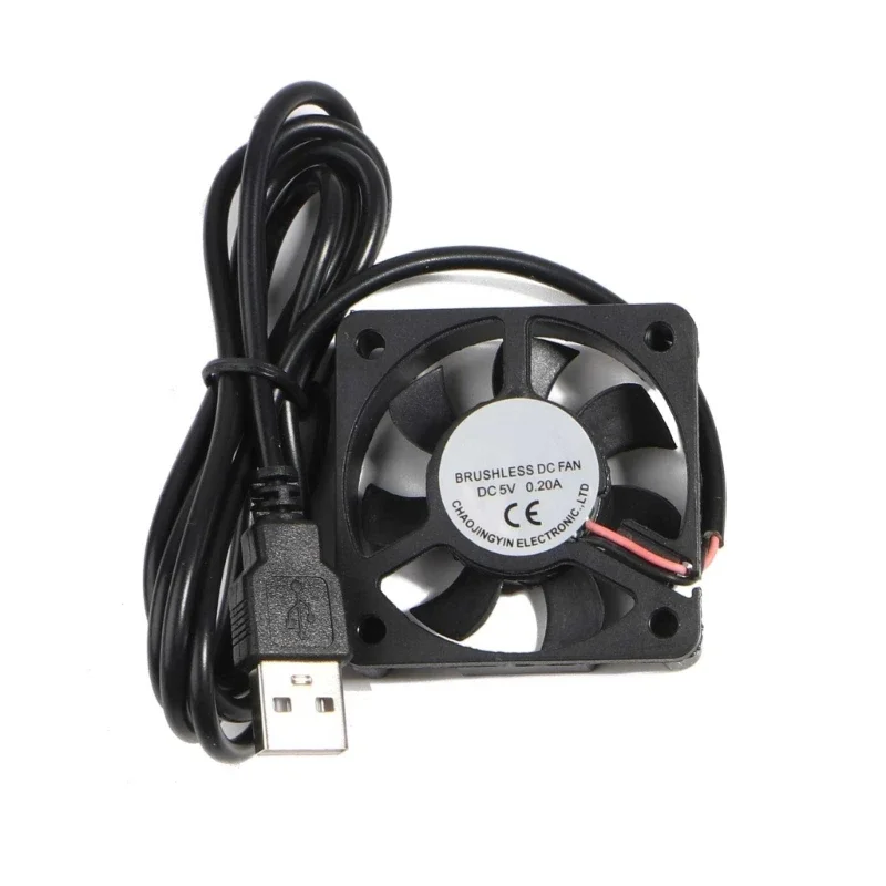 USB Fans CPU Cooling Radiator 5V 2Pin USB Fans for Computer Case- Server- Radiator 50x50mm Quiet 4500rpm -5500RPM