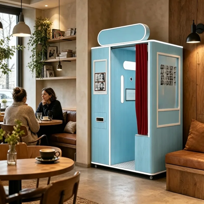Instant Print Photo Booth Vending Machine Photobooth Printer Kiosk Camera Compatibility Photo Vending Machine Print Function