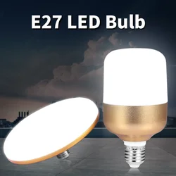 Ampoule LED Bulb E27 Lampada 15/20/30/40/50/60W Bombillas Spotlight UFO Lamps 220V for Home Living Room House Lighting Kitchen