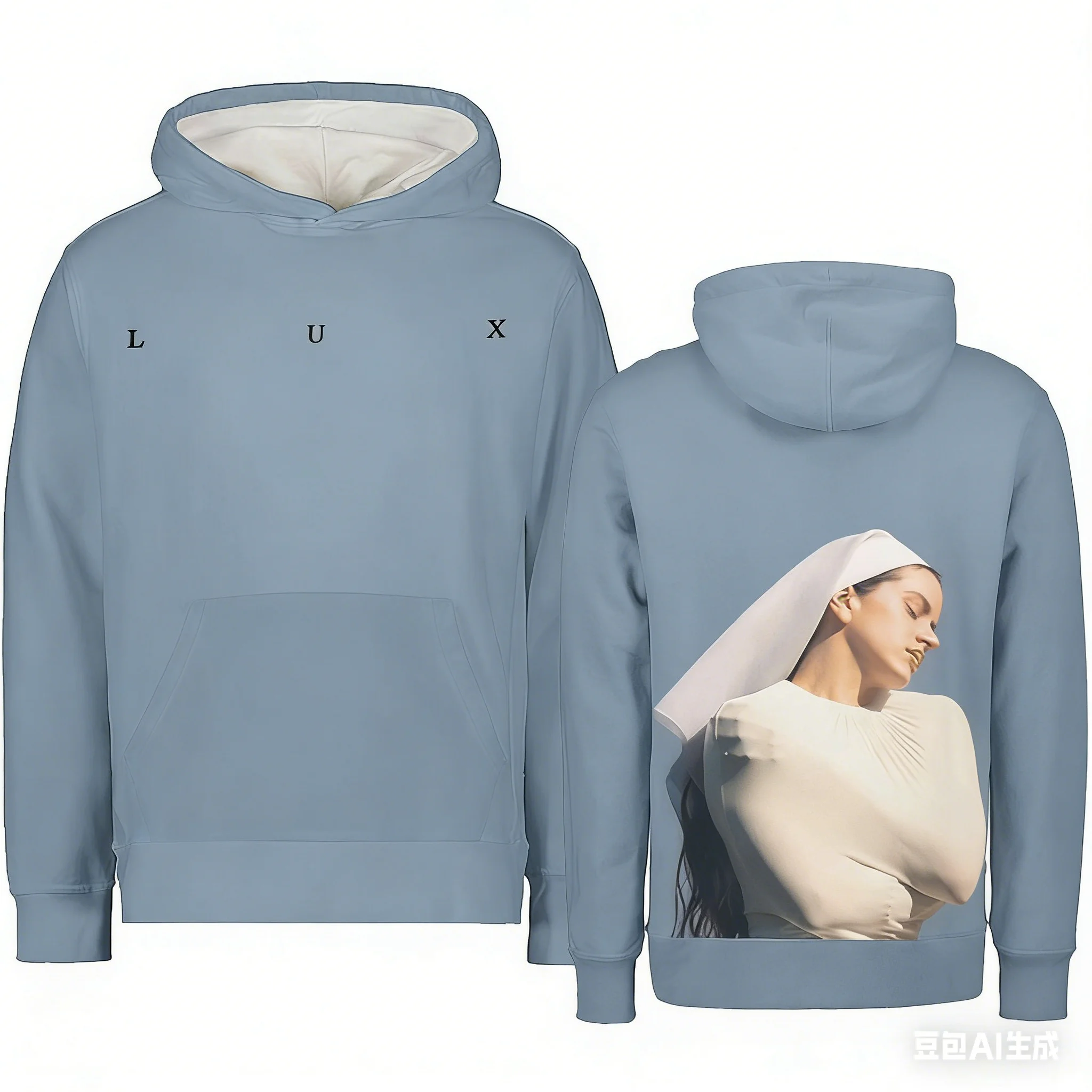 

Rosalía LUX PHOTO HOODIE Rosalia Fashion Singer Graphic 3D Print Sweatshirts Long Sleeve Loose Male Sudaderas Winter Warm Hoody