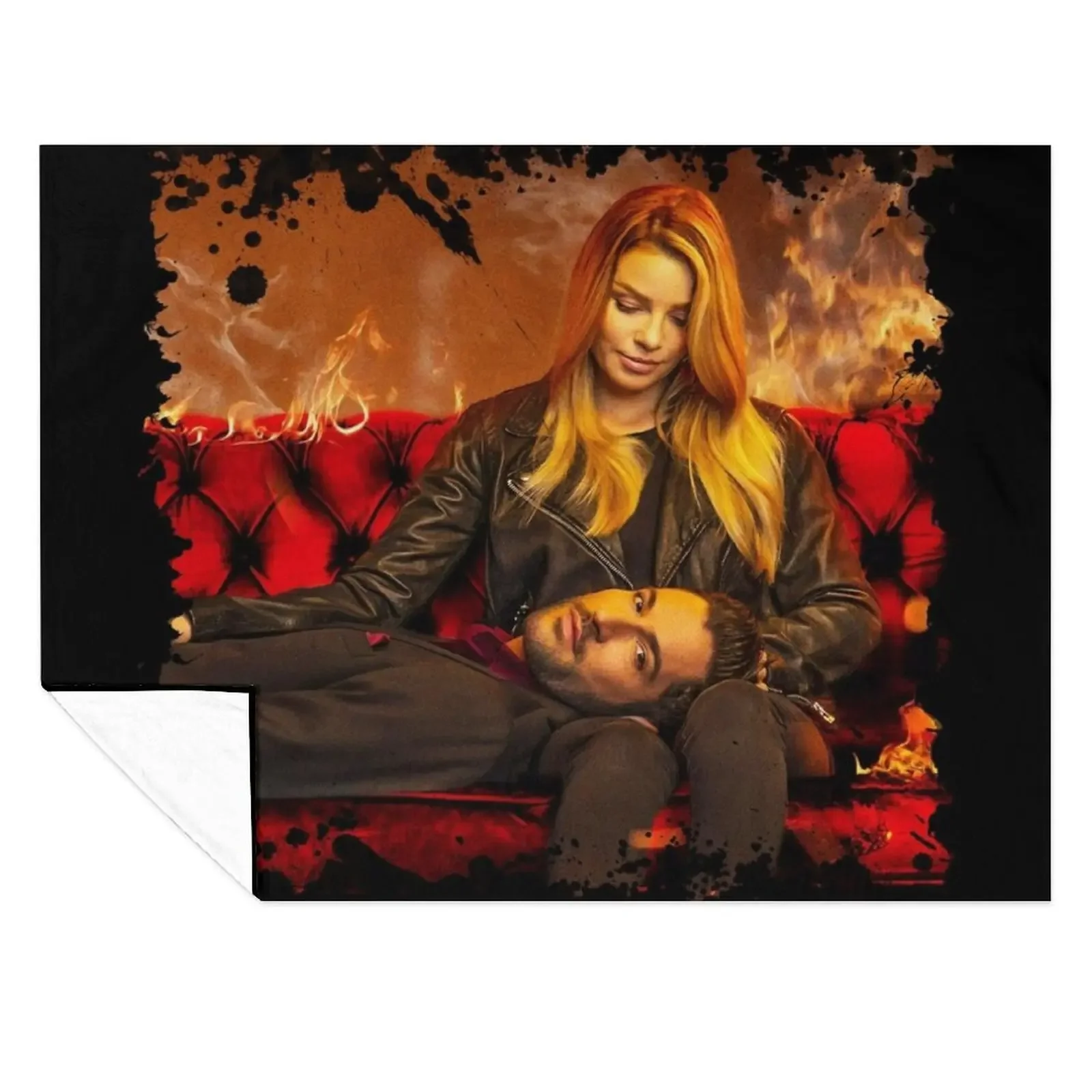 

LUCIFER Throw Blanket Sofas Hairys warm winter Travel Blankets