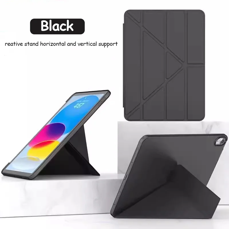 Capa flip de couro dobrável em Y para iPad 11th A16 2025 11 polegadas Air 11 M3 Air7 Mini 7 A17 Pro 6 5 4 Pro 11 10th 10.9 10.2 9th 8th 7th 9.7
