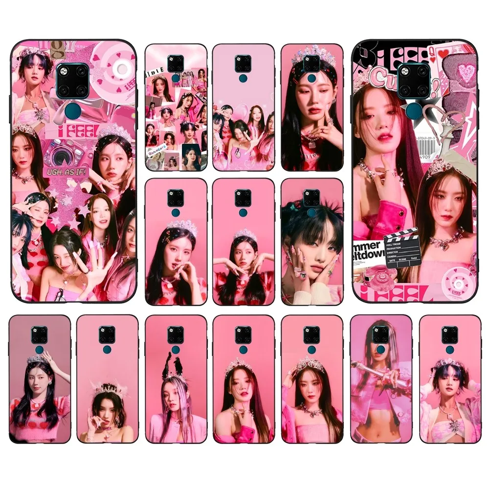 Kpop G-GIDLE I FEEL Beautiful Phone Case For Huawei Mate 10 20 30 40 50 lite pro Nova 3 3i 5 6 SE 7 pro 7SE