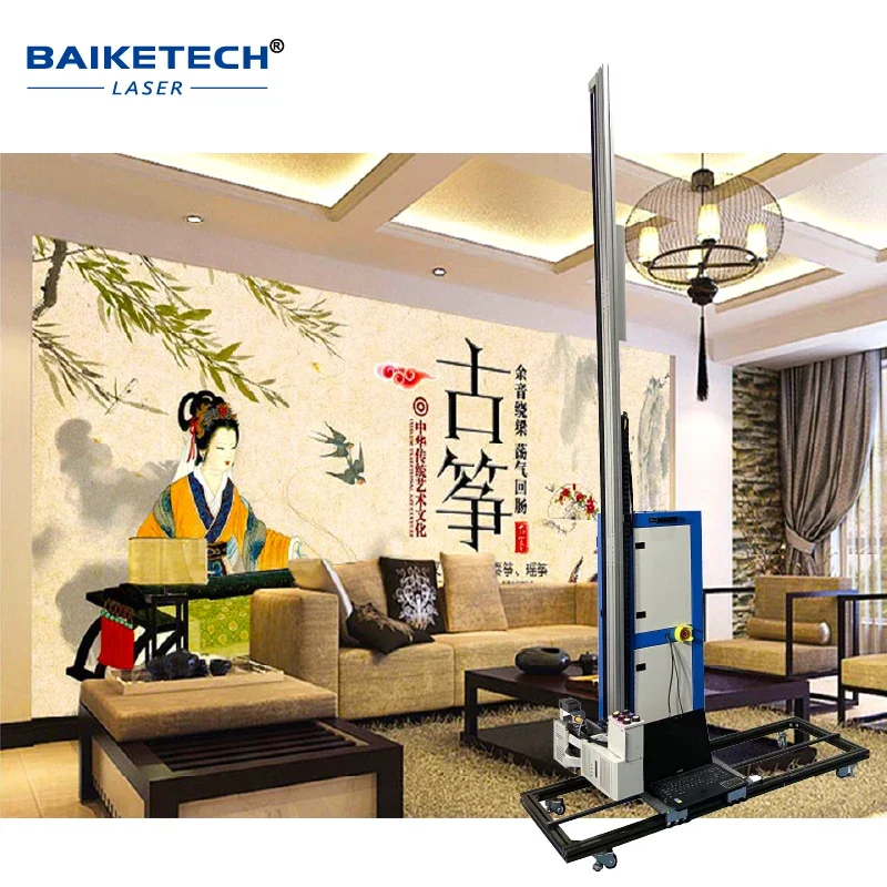 TH-UV1400M أرضية جدارية دقيقة اثنين في واحد للعمل الفني آلة طلاء الجدران المحمولة طابعة نافثة للحبر المستمرة