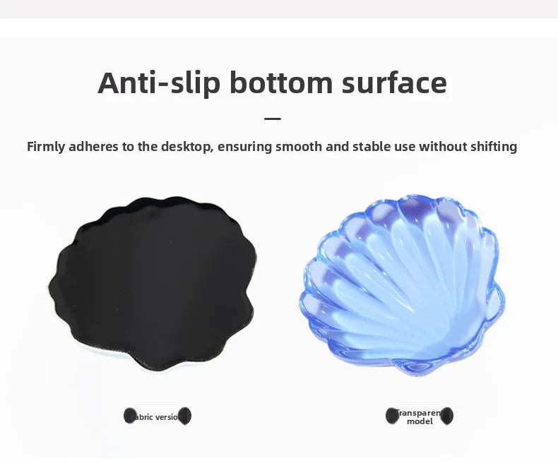 Transparente Kristall-Silikon Handgelenkauflage Mauspad 3D Schreibtischunterlage für Büro und Gaming in 11 Farboptionen – Detail 6