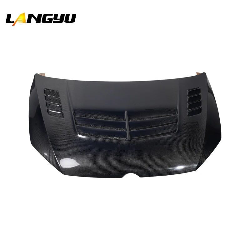 STLF Car Modification Parts Carbon Fiber Engine Cover For volkswagens Golf 7 Golf 8 MK7 MK8 Upgrade V Style Engine Hood