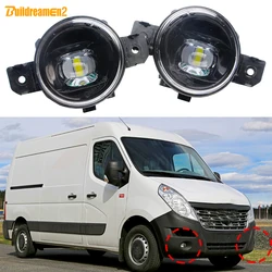 2 X Car Right + Left LED Fog Light Assembly 30W 8000LM For Renault Master 3/III 2011 2012 2013 2014 2015 2016 2017 2018 2019