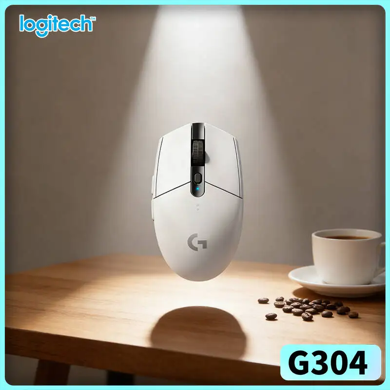 Logitech G304 LIGHTSPEED Wireless Gaming Mouse 12000 DPI HERO Sensor 1ms Latency 250hr Battery Video Accurate Tracking Users