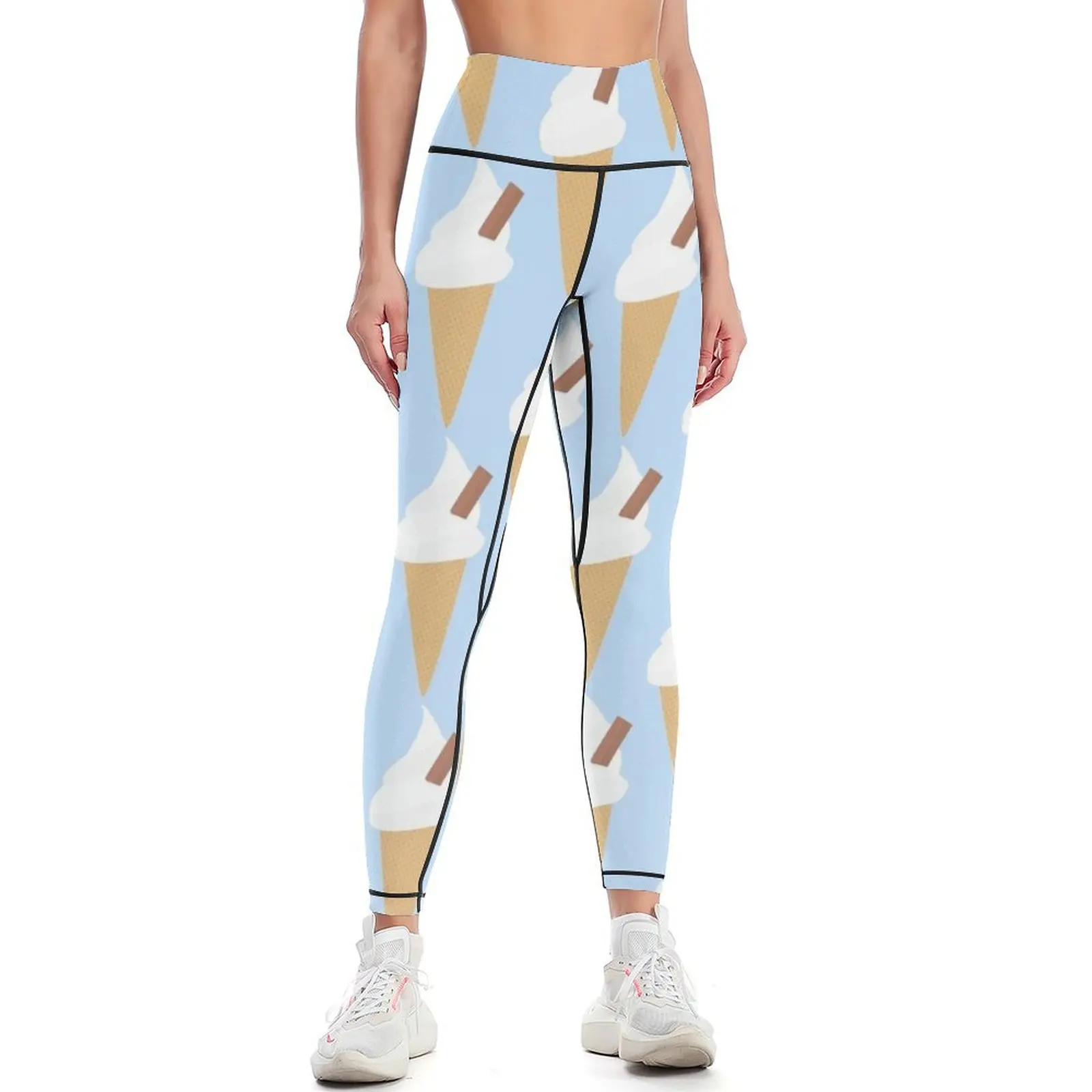 Ice Cream! Leggings jogging pants Sports pants for sportswear for gym Fitness's gym clothes Womens Leggings